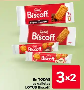 Carrefour LOTUS En todas las galletas biscoff oferta