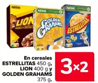 Carrefour En cereales estrellitas lion golden grahams oferta