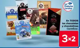 Carrefour En todos los chocolates y chocolatinas carrefour. oferta