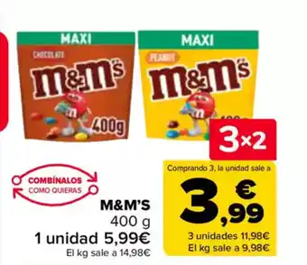 Carrefour M&M'S oferta