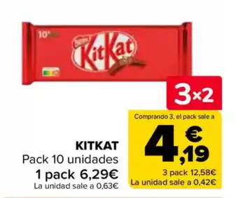 Carrefour KITKAT oferta
