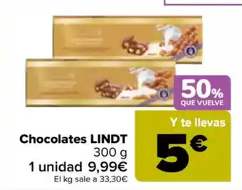 Carrefour LINDT Chocolates oferta