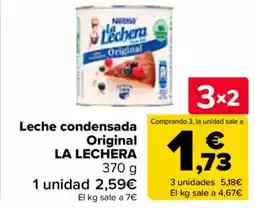 Carrefour LA LECHERA Leche condensada Original oferta