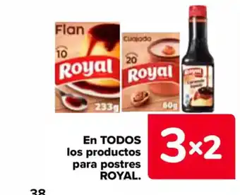 Carrefour ROYAL. En todos los productos para postres oferta