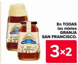 Carrefour SAN FRANCISCO En todas las mieles granja oferta