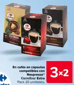 Carrefour En cafés en cápsulas compatibles con Nespresso® oferta