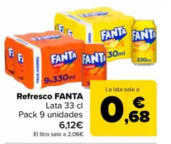 Carrefour FANTA Refresco oferta