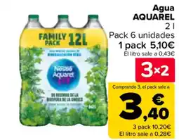 Carrefour AQUAREL Agua oferta