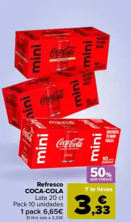 Carrefour COCA-COLA Refresco oferta