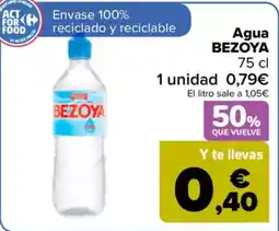 Carrefour BEZOYA Agua oferta