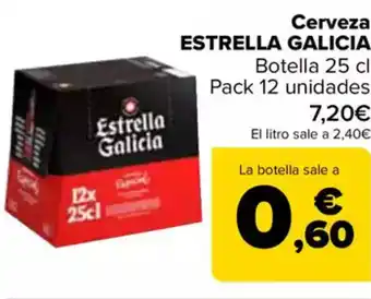 Carrefour ESTRELLA GALICIA Cerveza oferta