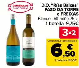 Carrefour PAZO DA TORRE o FREIXAS  D.O. "Rías Baixas” oferta