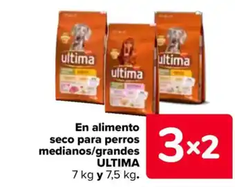 Carrefour ULTIMA En alimento seco para perros medianos/grandes oferta