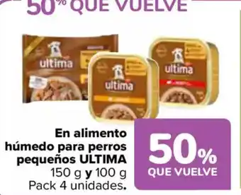 Carrefour ULTIMA En alimento húmedo para perros pequeños oferta