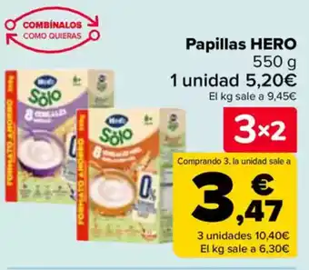 Carrefour HERO Papillas oferta