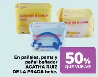 Carrefour AGATHA RUIZ DE LA PRADA En pañales, pants y pañal bañador bebé. oferta