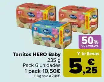 Carrefour HERO Tarritos Baby oferta