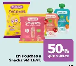 Carrefour SMILEAT En Pouches y Snacks oferta