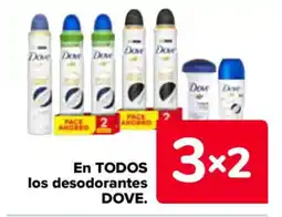 Carrefour DOVE En todos los desodorantes oferta