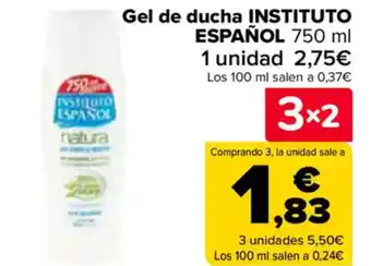 Carrefour INSTITUTO ESPAÑOL Gel de ducha oferta