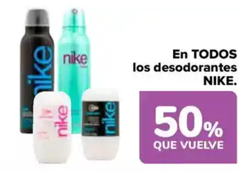 Carrefour NIKE En todos los desodorantes oferta