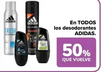 Carrefour ADIDAS En todos los desodorantes oferta