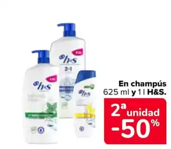 Carrefour H&S En champús oferta