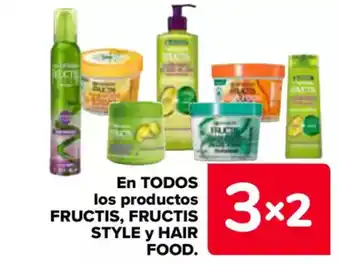 Carrefour En todos los productos fructis, fructis style y hair food. oferta