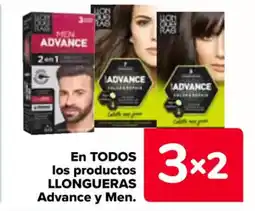 Carrefour LLONGUERAS En todos los productos advance y men oferta