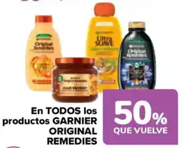 Carrefour GARNIER ORIGINAL REMEDIES En todos los productos oferta