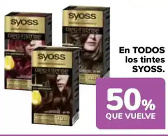 Carrefour SYOSS En todos los tintes oferta