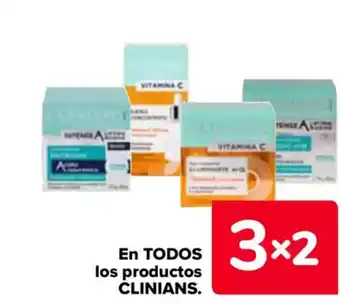 Carrefour CLINIANS En todos los productos oferta