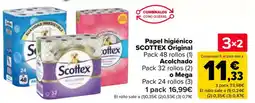 Carrefour SCOTTEX Papel higiénico Original oferta