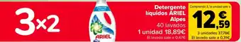 Carrefour ARIEL Detergente líquidos Alpes oferta