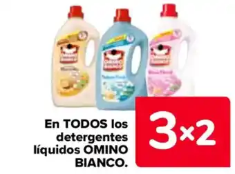 Carrefour OMINO BIANCO En todos los detergentes líquidos oferta