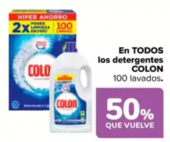 Carrefour COLON En todos los detergentes oferta