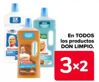 Carrefour DON LIMPIO En todos los productos oferta