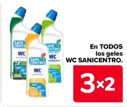 Carrefour WC SANICENTRO. En todos los geles oferta