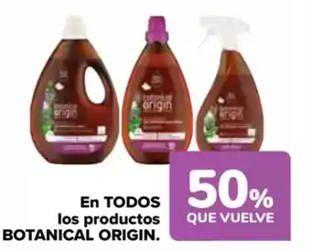 Carrefour BOTANICAL ORIGIN En todos los productos oferta