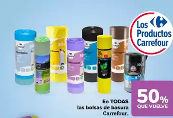 Carrefour En todas las bolsas de basura carrefour. oferta