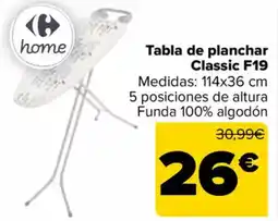 Carrefour Tabla de planchar Classic F19 oferta