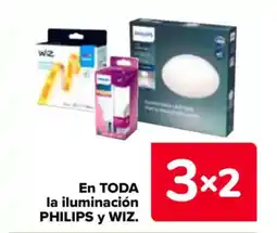 Carrefour PHILIPS y WIZ En toda la iluminación oferta