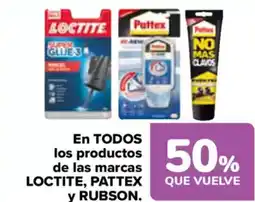 Carrefour LOCTITE PATTEX y RUBSON En todos los productos de las marcas oferta