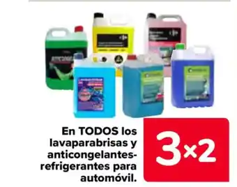 Carrefour En todos los lavaparabrisas y anticongelantes- refrigerantes para automóvil. oferta