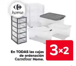 Carrefour En todas las cajas de ordenación carrefour home. oferta