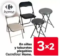 Carrefour En sillas y taburetes plegables carrefour home. oferta