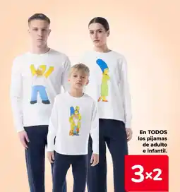 Carrefour En todos los pijamas de adulto e infantil. oferta