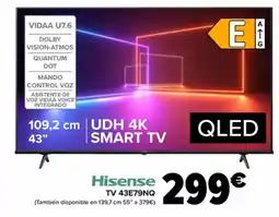 Carrefour HISENSE TV 43E79NQ oferta