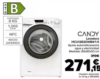 Carrefour CANDY Lavadora HCU1282DWB4/1-S oferta