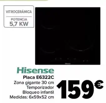 Carrefour HISENSE Placa E6322C oferta